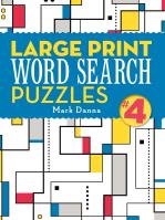 Large Print Word Search Puzzles 4