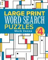 Large Print Word Search Puzzles 4